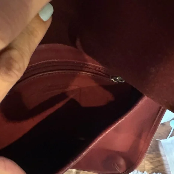 Coach Burgundy Crossbody Bag - Picture 6 of 8